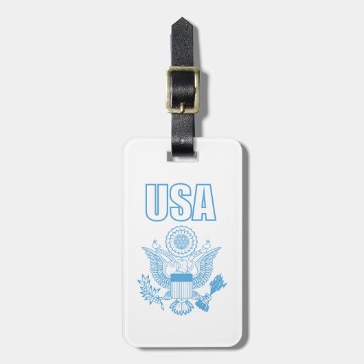 Nationalemblem der USA Gepäckanhänger (Vorderseite vertikal)