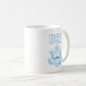 Nationalemblem der USA Kaffeetasse (VorderseiteRechts)