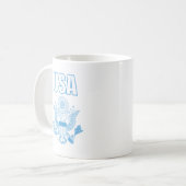 Nationalemblem der USA Kaffeetasse (Vorderseite Links)