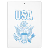 Nationalemblem der USA Klemmbrett (Rückseite)