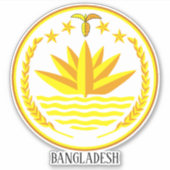 Nationalemblem Patriotic Aufkleber (Vorderseite)