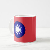 NationalEmblem Taiwans Kaffeemaschine Tasse (Vorderseite Links)