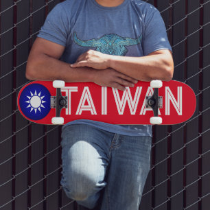 Nationalemblem Taiwans Skateboard