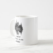 Nationalen Zitat Legend Sasquatch, Big Foot Kaffeetasse (Vorderseite Links)