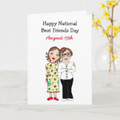 Nationaler August der besten Freunde am 15. Karte (Gelbe Blume)