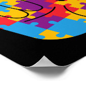 Nationaler Autismus Aufklärungsmonat ASL Liebe Sig Poster (Ecke)