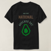 Nationaler Avocado-Tag 19 T-Shirt (Design vorne)