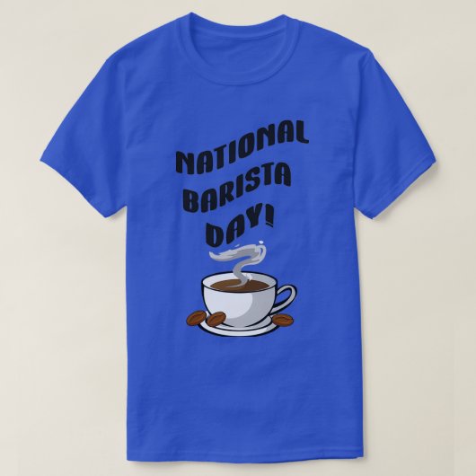 Nationaler Barista-Tag 5 T-Shirt (Design vorne)