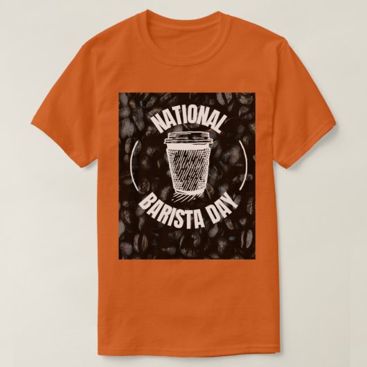 Nationaler Barista-Tag 7 T-Shirt (Design vorne)