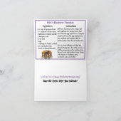 Nationaler Blueberry Pancake Day 28. Januar Karte (Innenseite)