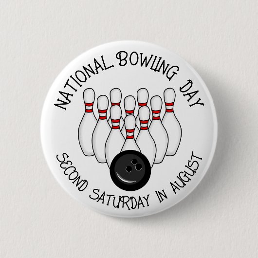 Nationaler Bowling Button (Vorderseite)