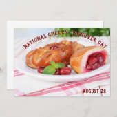 Nationaler Cherumumumsetag Einladung (Vorne/Hinten)