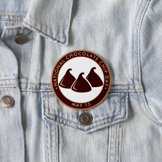 Nationaler Chocolate Chip Day Button (Beispiel)