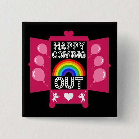 Nationaler Coming Out Day Button (Vorderseite)