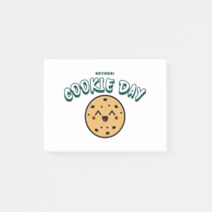 Nationaler Cookie-Tag Post-it Klebezettel