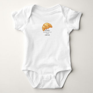 Nationaler Croissant-Tag - Süßes Gebäck-Baby-Body Baby Strampler