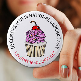 Nationaler Cupcake Day 15. Dezember Button