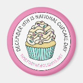 Nationaler Cupcake Day 15. Dezember Magnet (Vorne)