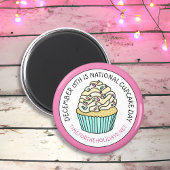 Nationaler Cupcake Day 15. Dezember Magnet