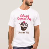 Nationaler Cupcake Day 15. Dezember Shirt (Vorderseite)