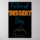 Nationaler Desserttag Poster (Vorne)