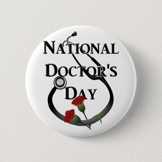 Nationaler Doktortag Button (Vorderseite)