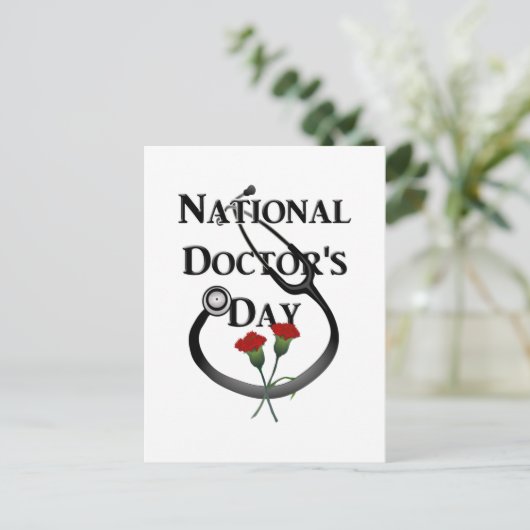 Nationaler Doktortag Postkarte (Stehend Vorderseite)