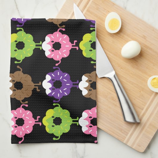 Nationaler Donut-Tag Geschirrtuch (Viertel Falte)