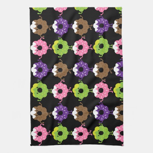 Nationaler Donut-Tag Geschirrtuch (Vertikal)