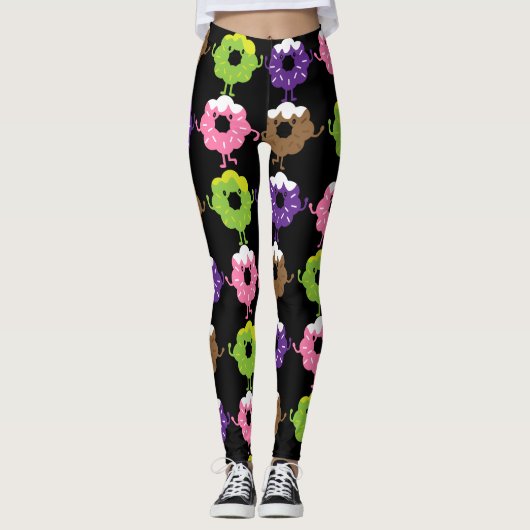 Nationaler Donut-Tag Leggings (Vorderseite)