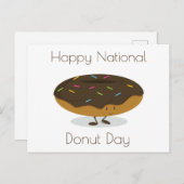 Nationaler Donut-Tag | Postkarte (Vorne/Hinten)