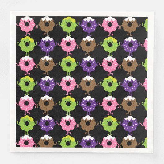 Nationaler Donut-Tag Serviette (Vorderseite)
