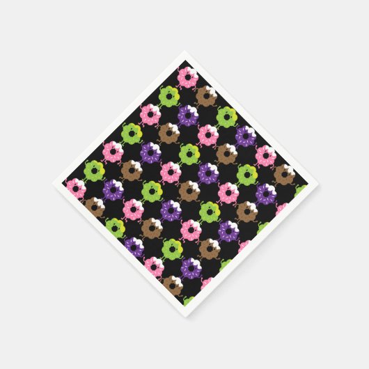 Nationaler Donut-Tag Serviette (Ecke)