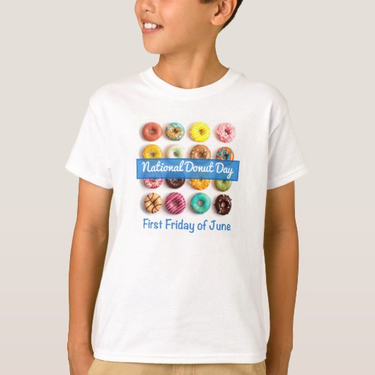 Nationaler Donut-Tag T-Shirt (Vorderseite)