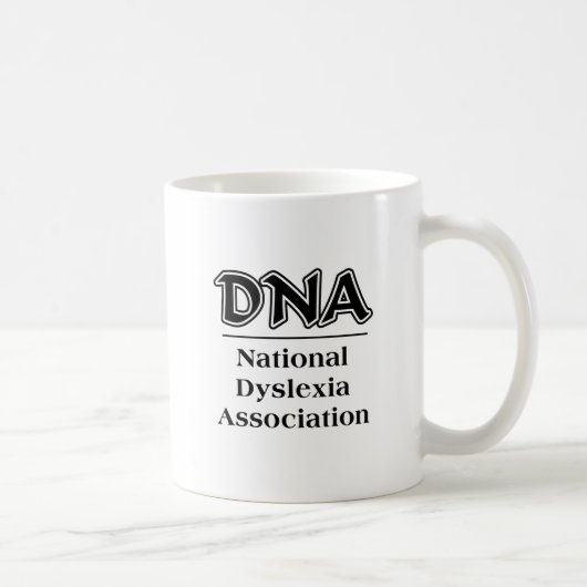 Nationaler Dyslexie-Verband Funny Mug Spaß Kaffeetasse (Rechts)