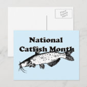 Nationaler Fangmonat Postkarte (Vorne/Hinten)