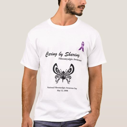 Nationaler Fibromyalgia-Bewusstseins-Tag 2008 T-Shirt (Vorderseite)