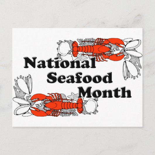 Nationaler Fischmonat Postkarte (Vorderseite)