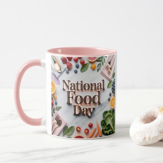 Nationaler Food Day Kombi-Tasse Tasse (Mit Donut)