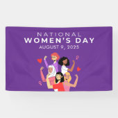 Nationaler Frauentag Banner (Horizontal)