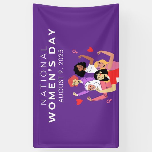 Nationaler Frauentag Banner (Vertikal)