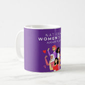 Nationaler Frauentag Kaffeetasse (Vorderseite Links)