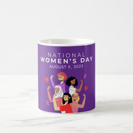 Nationaler Frauentag Kaffeetasse (Mittel)