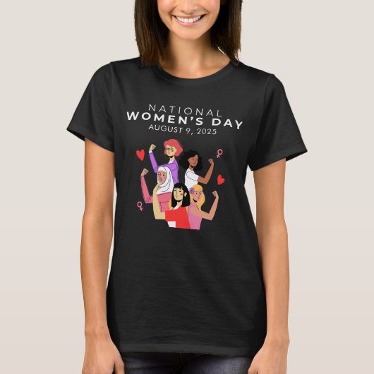 Nationaler Frauentag T-Shirt (Vorderseite)