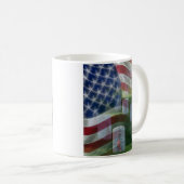 Nationaler Friedhof Arlingtons, amerikanische Kaffeetasse (VorderseiteRechts)