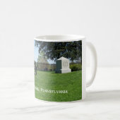 Nationaler Friedhof Gettysburg Kaffeetasse (VorderseiteRechts)