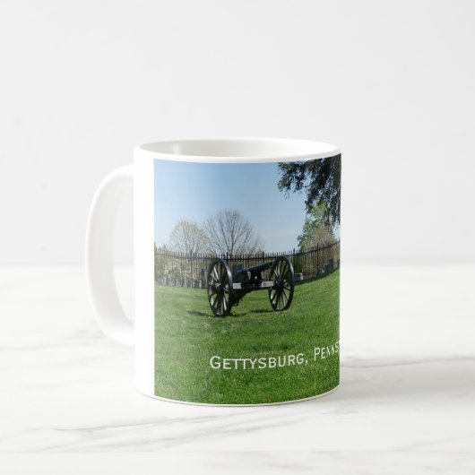 Nationaler Friedhof Gettysburg Kaffeetasse (Vorderseite Links)