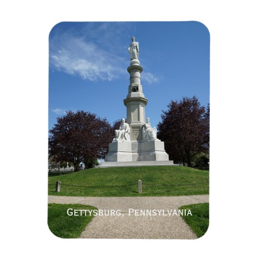 Nationaler Friedhof Gettysburg Magnet (Vertikal)