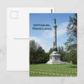Nationaler Friedhof Gettysburg Postkarte (Vorne/Hinten)