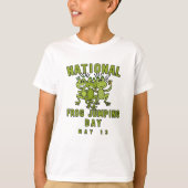 NATIONALER FROG JUMPING DAY MAI 13 T-Shirt (Vorderseite)